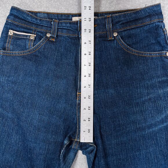 Naked & Famous Jeans Mens 29 (28 x 29) Golden Hour Slub Stretch Selvedge Denim - Picture 5 of 16